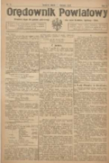Orędownik Powiatowy: urzędowy organ dla powiatu grodziskiego oraz miast Grodziska, Opalenicy i Buku 1922.01.11 R.3 Nr3