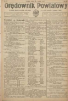 Orędownik Powiatowy: urzędowy organ dla powiatu grodziskiego oraz miast Grodziska, Opalenicy i Buku 1922.01.28 R.3 Nr8