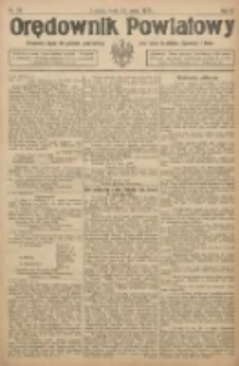 Orędownik Powiatowy: urzędowy organ dla powiatu grodziskiego oraz miast Grodziska, Opalenicy i Buku 1922.03.22 R.3 Nr23