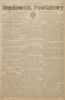 Orędownik Powiatowy: urzędowy organ dla powiatu grodziskiego oraz miast Grodziska, Opalenicy i Buku 1922.03.29 R.3 Nr25