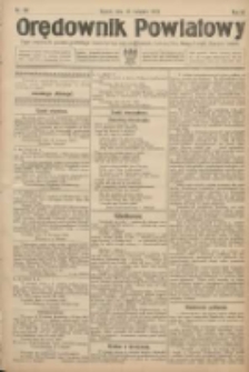 Orędownik Powiatowy: organ urzędowy dla powiatu grodziskiego i nowotomyskiego oraz miast Grodziska, Opalenicy, Buku, Nowego Tomyśla, Zbąszynia i Lwówka 1922.04.15 R.3 Nr30