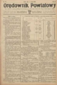 Orędownik Powiatowy: organ urzędowy dla powiatu grodziskiego i nowotomyskiego oraz miast Grodziska, Opalenicy, Buku, Nowego Tomyśla, Zbąszynia i Lw&oacute;wka 1922.05.10 R.3 Nr37