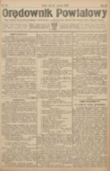 Orędownik Powiatowy: organ urzędowy dla powiatu grodziskiego i nowotomyskiego oraz miast Grodziska, Opalenicy, Buku, Nowego Tomyśla, Zbąszynia i Lwówka 1922.06.14 R.3 Nr47