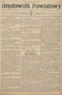 Orędownik Powiatowy: organ urzędowy dla powiatu grodziskiego i nowotomyskiego oraz miast Grodziska, Opalenicy, Buku, Nowego Tomyśla, Zbąszynia i Lwówka 1922.06.17 R.3 Nr48