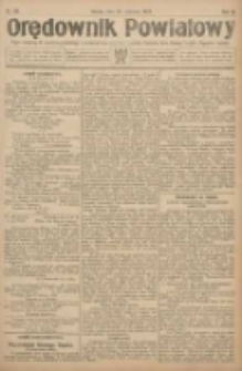 Orędownik Powiatowy: organ urzędowy dla powiatu grodziskiego i nowotomyskiego oraz miast Grodziska, Opalenicy, Buku, Nowego Tomyśla, Zbąszynia i Lwówka 1922.06.24 R.3 Nr50