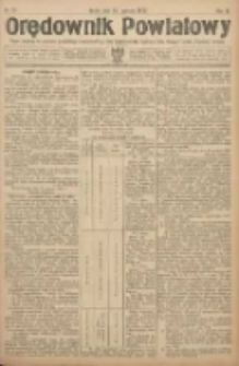 Orędownik Powiatowy: organ urzędowy dla powiatu grodziskiego i nowotomyskiego oraz miast Grodziska, Opalenicy, Buku, Nowego Tomyśla, Zbąszynia i Lwówka 1922.06.28 R.3 Nr51