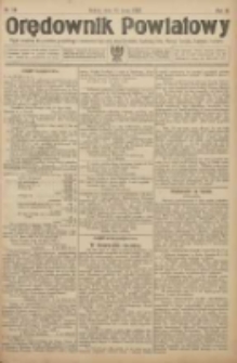 Orędownik Powiatowy: organ urzędowy dla powiatu grodziskiego i nowotomyskiego oraz miast Grodziska, Opalenicy, Buku, Nowego Tomyśla, Zbąszynia i Lwówka 1922.07.15 R.3 Nr56