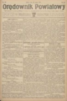 Orędownik Powiatowy: organ urzędowy dla powiatu grodziskiego i nowotomyskiego oraz miast Grodziska, Opalenicy, Buku, Nowego Tomyśla, Zbąszynia i Lwówka 1922.07.22 R.3 Nr58