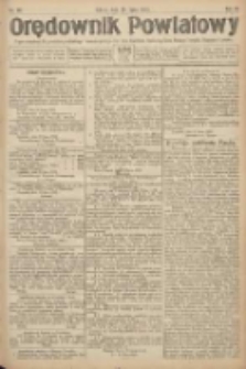 Orędownik Powiatowy: organ urzędowy dla powiatu grodziskiego i nowotomyskiego oraz miast Grodziska, Opalenicy, Buku, Nowego Tomyśla, Zbąszynia i Lwówka 1922.07.29 R.3 Nr60