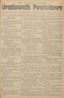 Orędownik Powiatowy: organ urzędowy dla powiatu grodziskiego i nowotomyskiego oraz miast Grodziska, Opalenicy, Buku, Nowego Tomyśla, Zbąszynia i Lwówka 1922.10.11 R.3 Nr81