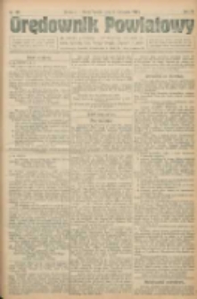 Orędownik Powiatowy: organ urzędowy dla powiatu grodziskiego i nowotomyskiego oraz miast Grodziska, Opalenicy, Buku, Nowego Tomyśla, Zbąszynia i Lwówka 1922.11.04 R.3 Nr88