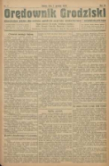 Orędownik Grodziski: niezależne pismo dla rodzin polskich powiatu grodziskiego i nowotomyskiego; organ centralny dla miast: Grodziska, Opalenicy, Buku, Nowego Tomyśla, Zbąszynia i Lwówka 1922.12.02 R.4 Nr96