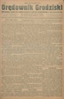 Orędownik Grodziski: niezależne pismo dla rodzin polskich powiatu grodziskiego i nowotomyskiego; organ centralny dla miast: Grodziska, Opalenicy, Buku, Nowego Tomyśla, Zbąszynia i Lwówka 1922.12.16 R.4 Nr100