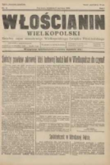 Włościanin Wielkopolski: naczelny organ Zawodowego Wielkopolskiego Związku Włościańskiego 1929.06.09 R.1 Nr11