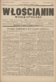 Włościanin Wielkopolski: naczelny organ Zawodowego Wielkopolskiego Związku Włościańskiego 1929.10.06 R.1 Nr31