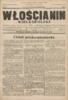 Włościanin Wielkopolski: naczelny organ Zawodowego Wielkopolskiego Związku Włościańskiego 1929.11.10 R.1 Nr41