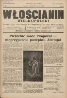 Włościanin Wielkopolski: naczelny organ Zawodowego Wielkopolskiego Związku Włościańskiego 1930.04.20 R.2 Nr32