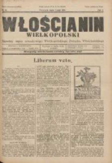 Włościanin Wielkopolski: naczelny organ Zawodowego Wielkopolskiego Związku Włościańskiego 1930.05.07 R.2 Nr36