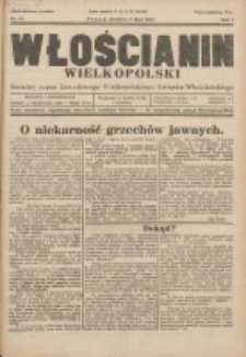 Włościanin Wielkopolski: naczelny organ Zawodowego Wielkopolskiego Związku Włościańskiego 1930.07.06 R.2 Nr52