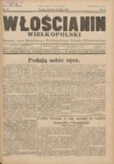 Włościanin Wielkopolski: naczelny organ Zawodowego Wielkopolskiego Związku Włościańskiego 1930.07.20 R.2 Nr56