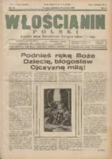 Włościanin Polski: naczelny organ Zawodowego Związku Włościańskiego 1931.12.27 R.3 Nr52