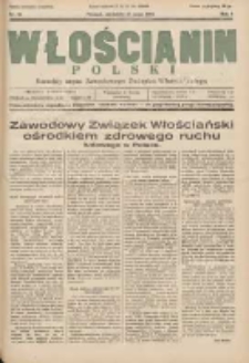 Włościanin Polski: naczelny organ Zawodowego Związku Włościańskiego 1932.05.15 R.4 Nr20