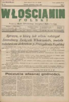 Włościanin Polski: naczelny organ Zawodowego Związku Włościańskiego 1932.07.03 R.4 Nr27