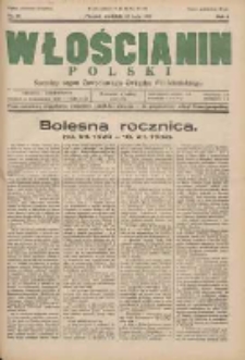 Włościanin Polski: naczelny organ Zawodowego Związku Włościańskiego 1932.07.10 R.4 Nr28