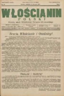 Włościanin Polski: naczelny organ Zawodowego Związku Włościańskiego 1932.08.21 R.4 Nr34