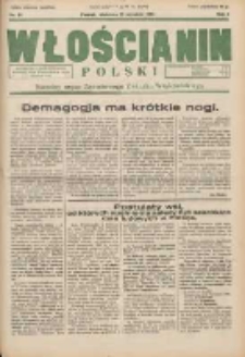 Włościanin Polski: naczelny organ Zawodowego Związku Włościańskiego 1932.09.18 R.4 Nr38