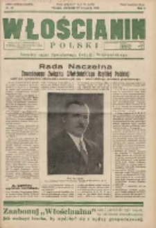 Włościanin Polski: naczelny organ Zawodowego Związku Włościańskiego 1932.11.27 R.4 Nr48