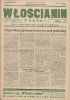 Włościanin Polski: naczelny organ Zawodowego Związku Włościańskiego 1932.12.11 R.4 Nr50