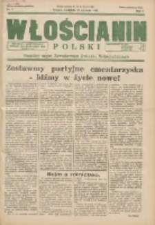 Włościanin Polski: naczelny organ Zawodowego Związku Włościańskiego 1933.01.29 R.5 Nr5