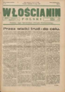 Włościanin Polski: naczelny organ Zawodowego Związku Włościańskiego 1933.02.19 R.5 Nr8