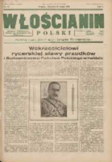 Włościanin Polski: naczelny organ Zawodowego Związku Włościańskiego 1933.03.19 R.5 Nr12