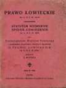 Rozporządzenie Prezydenta Rzeczypospolitej z dnia 3 grudnia 1927 o prawie łowieckim