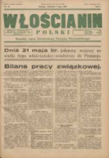 Włościanin Polski: naczelny organ Zawodowego Związku Włościańskiego 1933.05.07 R.5 Nr19
