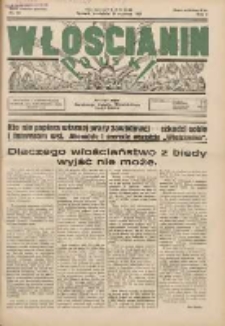 Włościanin Polski: naczelny organ Zawodowego Związku Włościańskiego 1933.06.18 R.5 Nr25