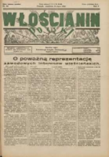 Włościanin Polski: naczelny organ Zawodowego Związku Włościańskiego 1933.07.16 R.5 Nr29