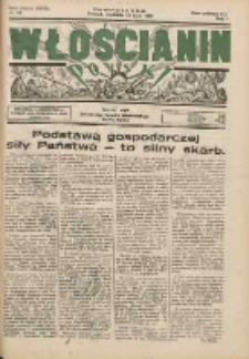 Włościanin Polski: naczelny organ Zawodowego Związku Włościańskiego 1933.07.23 R.5 Nr30