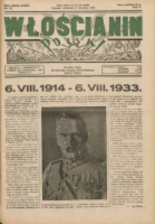 Włościanin Polski: naczelny organ Zawodowego Związku Włościańskiego 1933.08.06 R.5 Nr32