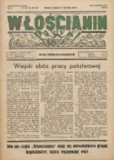 Włościanin Polski: organ polityczno-gospodarczy 1934.04.08 R.6 Nr6