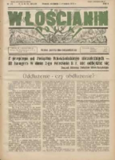 Włościanin Polski: organ polityczno-gospodarczy 1934.09.02 R.6 Nr27