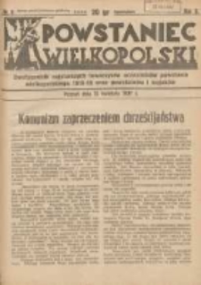 Powstaniec Wielkopolski: dwutygodnik najstarszych towarzystw uczestników powstania wielkopolskiego 1918-19 oraz powstańców i wojaków R.2 1937.04.15 Nr8