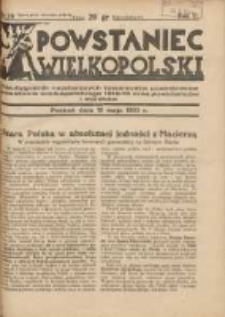 Powstaniec Wielkopolski: dwutygodnik najstarszych towarzystw uczestników powstania wielkopolskiego 1918-19 oraz powstańców i wojaków 1937.05.15 R.2 Nr10
