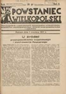 Powstaniec Wielkopolski: dwutygodnik najstarszych towarzystw uczestników powstania wielkopolskiego 1918-19 oraz powstańców i wojaków 1937.06.01 R.2 Nr11