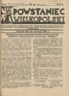 Powstaniec Wielkopolski: dwutygodnik najstarszych towarzystw uczestników powstania wielkopolskiego 1918-19 oraz powstańców i wojaków 1937.06.15 R.2 Nr12