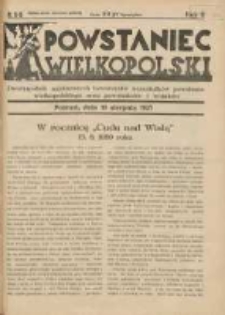 Powstaniec Wielkopolski: dwutygodnik najstarszych towarzystw uczestników powstania wielkopolskiego 1918-19 oraz powstańców i wojaków 1937.08.15 R.2 Nr15/16