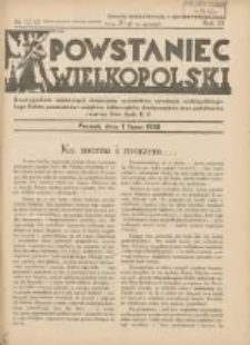 Powstaniec Wielkopolski: dwutygodnik najstarszych towarzystw uczestników powstania wielkopolskiego,powstańców i wojaków,hallerczyków oraz podoficerów rezerwy Ziem Zach.R.P.1938.07.01 R.3 Nr12/13
