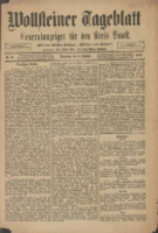 Wollsteiner Tageblatt: Generalanzeiger für den Kreis Bomst: mit der Gratis-Beilage: "Blätter und Blüten" 1910.01.04 Nr2